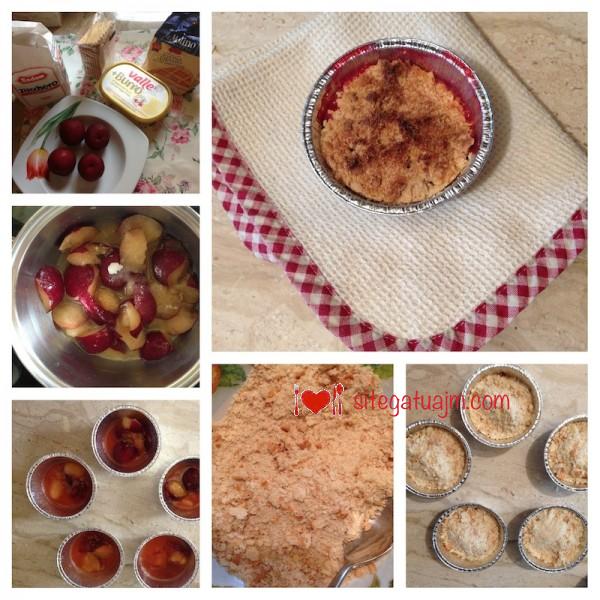 Embelsire me kumbulla te kuqe (Crumble)